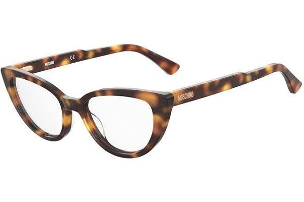 Glasögon Moschino MOS605 05L Cat Eye Havana