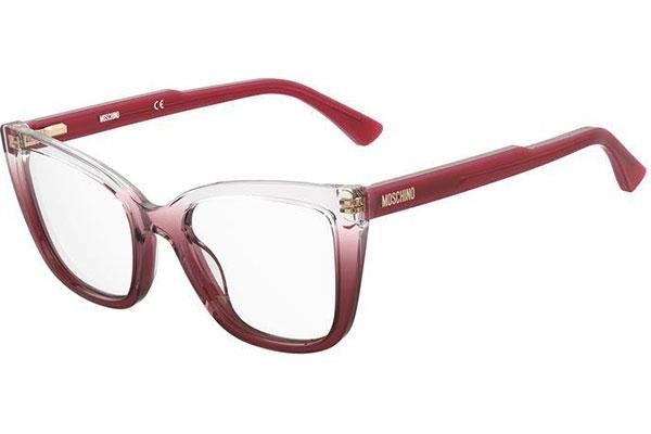 Glasögon Moschino MOS603 6XQ Cat Eye Röd