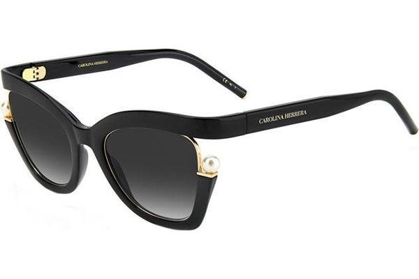 Solglasögon Carolina Herrera CH0002/S 807/9O Cat Eye Svart