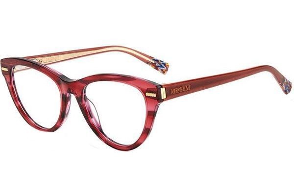 Glasögon Missoni MIS0073 GYL Cat Eye Röd