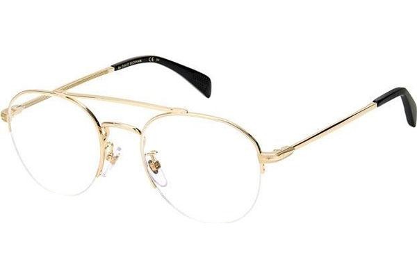 Glasögon David Beckham DB7014 J5G Runda Guld