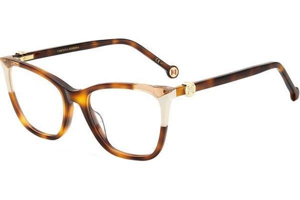 Glasögon Carolina Herrera CH0057 C1H Cat Eye Havana