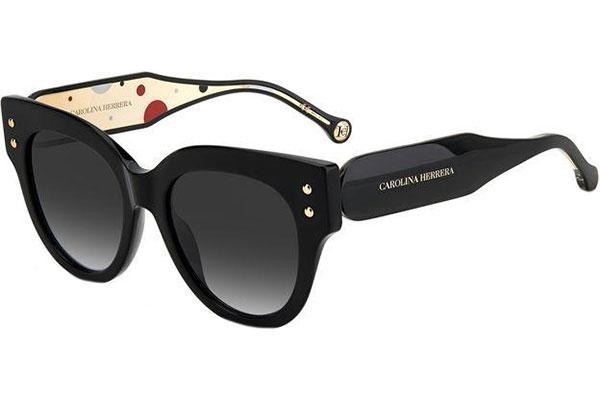 Solglasögon Carolina Herrera CH0008/S 807/9O Cat Eye Svart