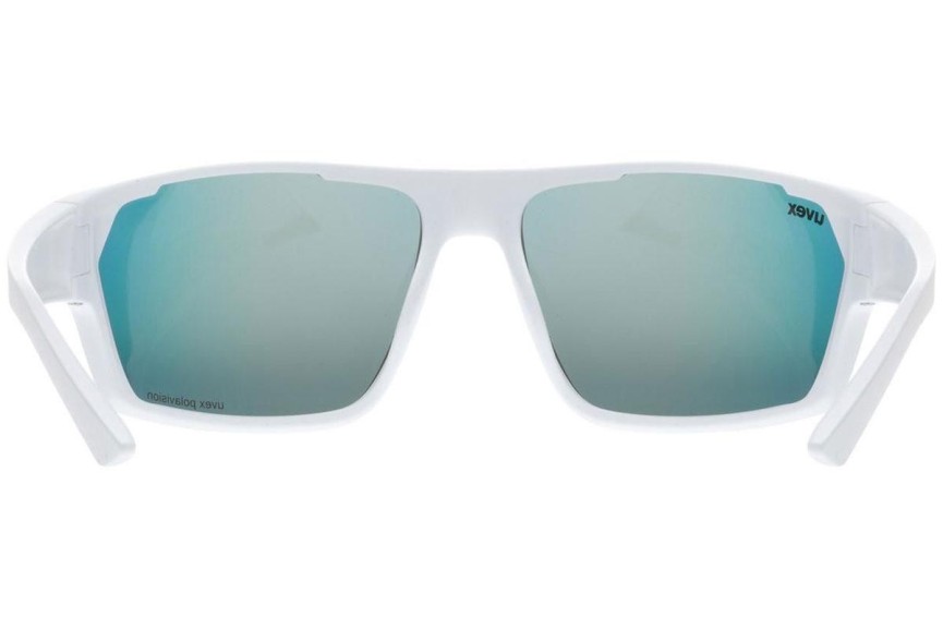 Solglasögon uvex sportstyle 233 P White Mat S3 Polarized Rektangulära Vit