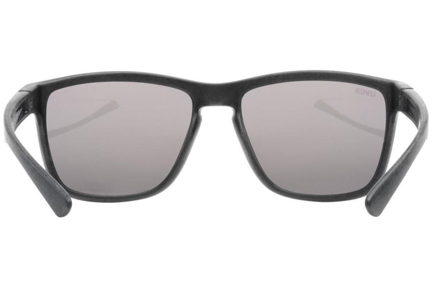 Solglasögon uvex lgl ocean 2 P Black Mat S3 Polarized Fyrkantig Svart