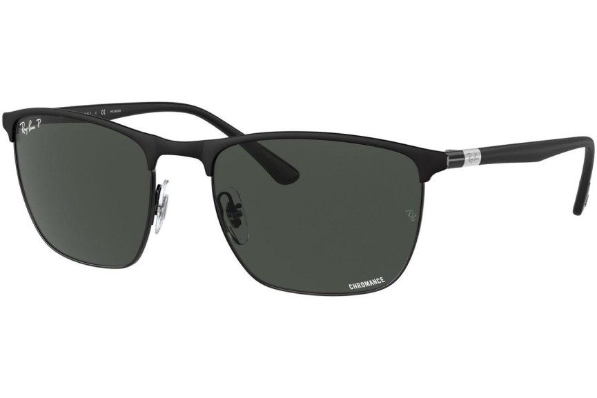 Solglasögon Ray-Ban Chromance Collection RB3686 186/K8 Polarized Fyrkantig Svart