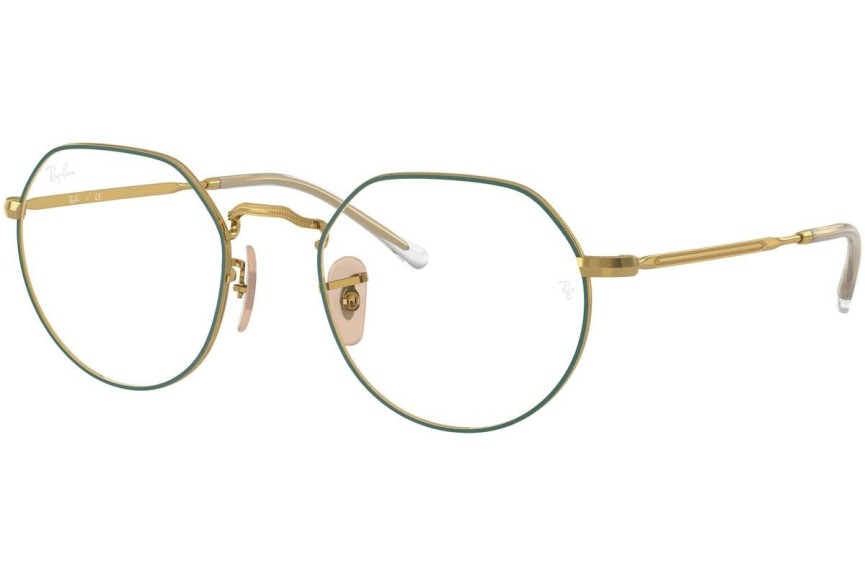 Glasögon Ray-Ban Jack RX6465 3136 Runda Guld