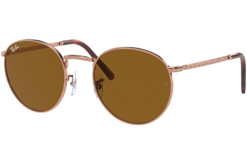 Solglasögon Ray-Ban New Round RB3637 920233 Runda Guld