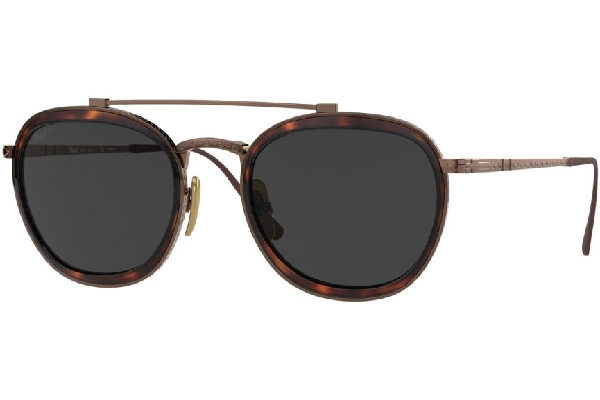 Solglasögon Persol PO5008ST 801648 Polarized Runda Havana