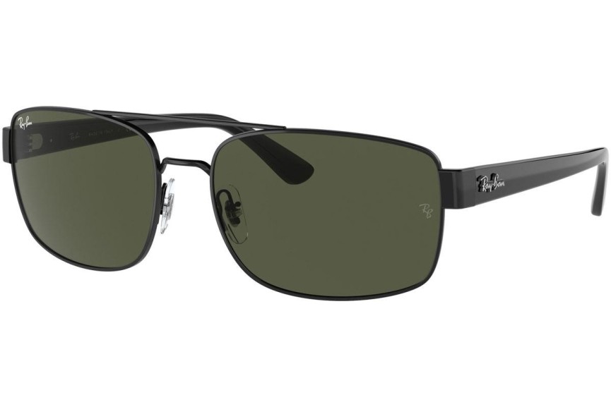 Solglasögon Ray-Ban RB3687 002/31 Rektangulära Svart