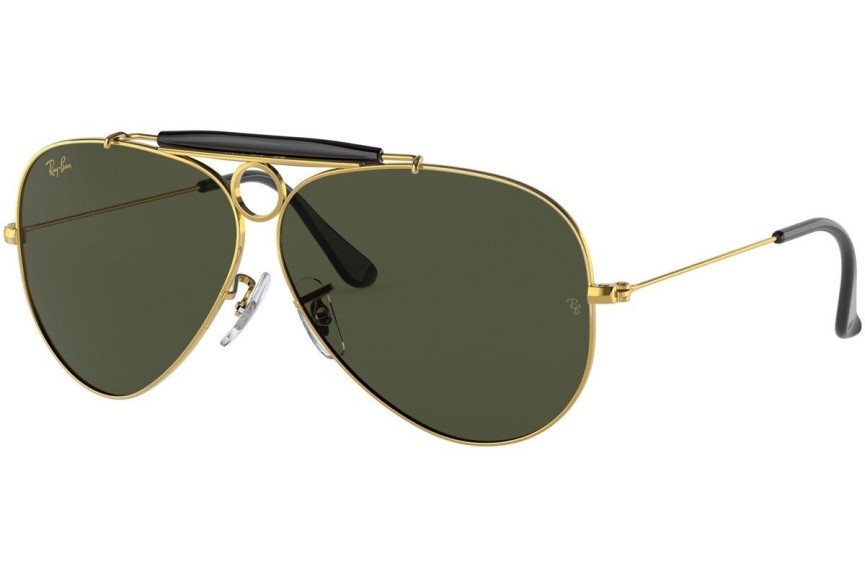 Solglasögon Ray-Ban Shooter RB3138 923931 Pilot Guld