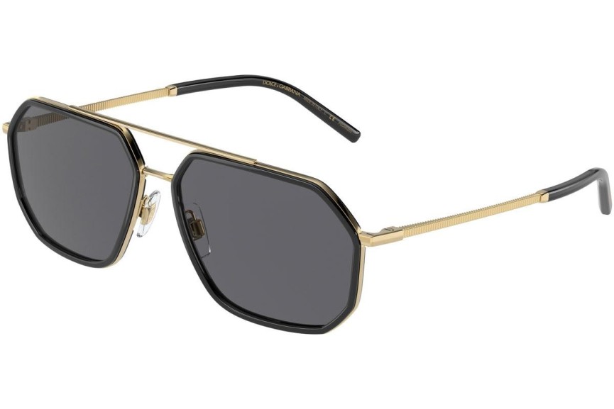 Solglasögon Dolce & Gabbana DG2285 02/81 Polarized Pilot Guld