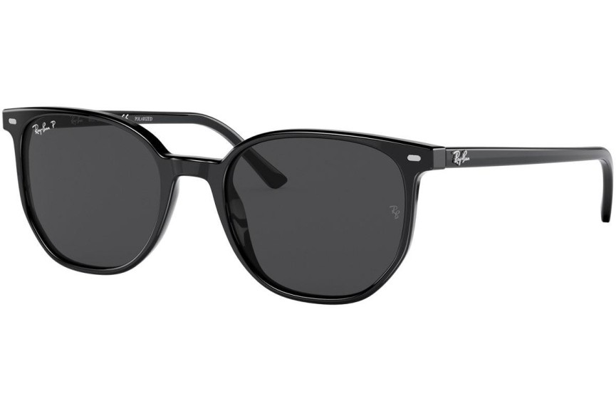 Solglasögon Ray-Ban Elliot RB2197 901/48 Polarized Fyrkantig Svart