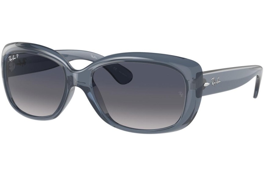 Solglasögon Ray-Ban Jackie Ohh RB4101 659278 Polarized Oversize Blå