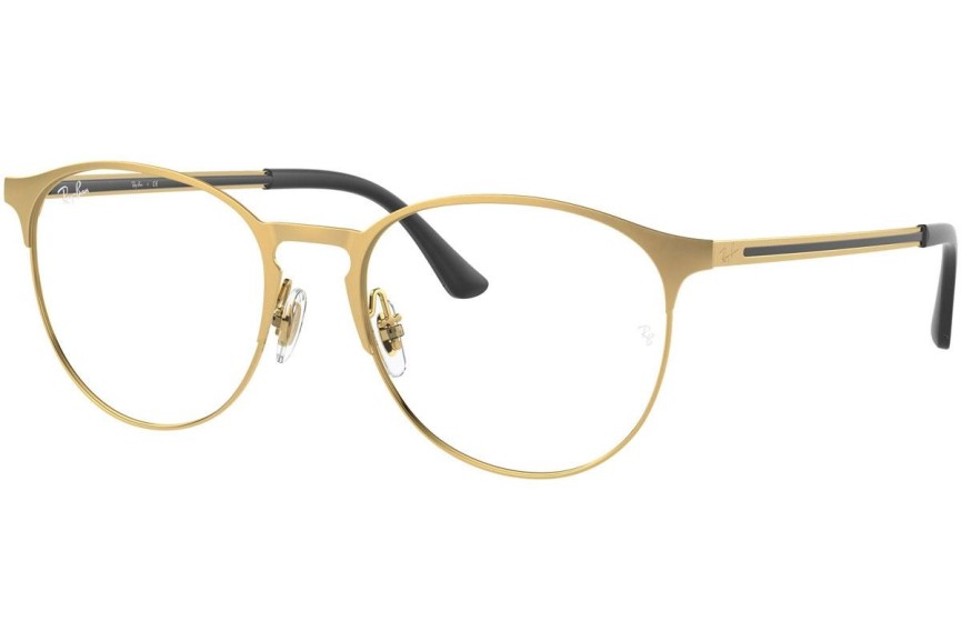 Glasögon Ray-Ban RX6375 3133 Runda Guld