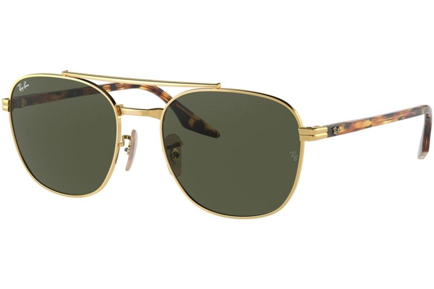 Solglasögon Ray-Ban RB3688 001/31 Fyrkantig Guld