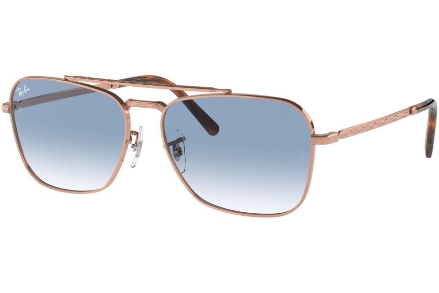 Solglasögon Ray-Ban New Caravan RB3636 92023F Fyrkantig Guld