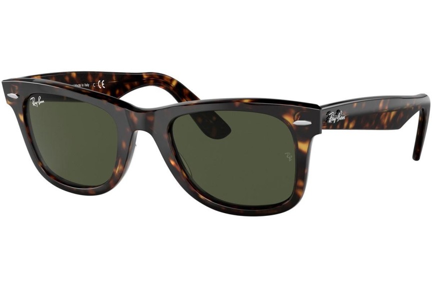 Solglasögon Ray-Ban Wayfarer RB2140 135931 Fyrkantig Havana