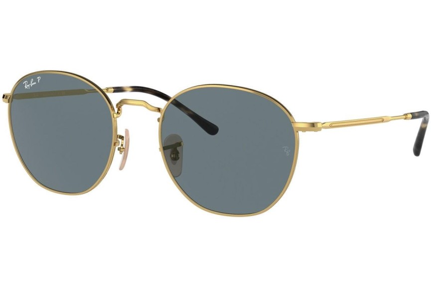 Solglasögon Ray-Ban Rob RB3772 001/3R Polarized Runda Guld