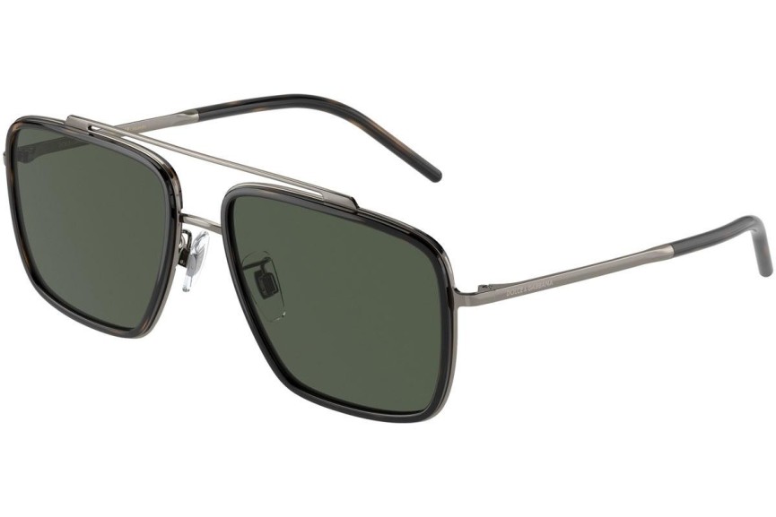 Solglasögon Dolce & Gabbana DG2220 13359A Polarized Fyrkantig Guld