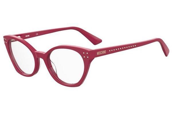 Glasögon Moschino MOS582 C9A Cat Eye Röd