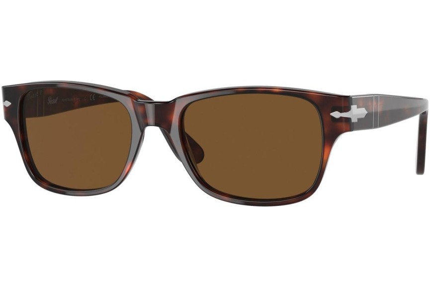 Solglasögon Persol PO3288S 24/57 Polarized Fyrkantig Havana