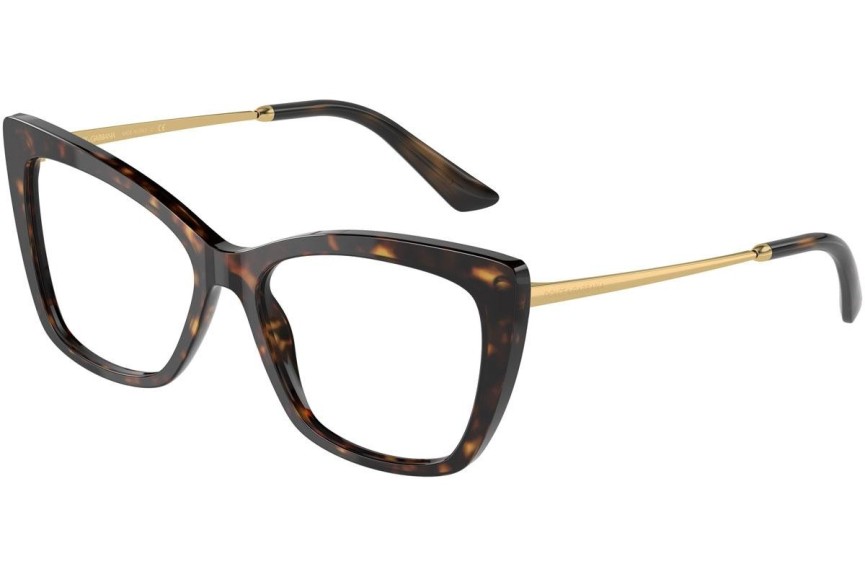 Glasögon Dolce & Gabbana DG3348 502 Cat Eye Havana