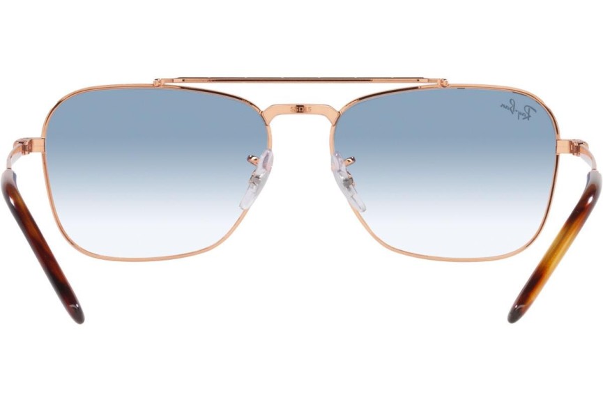 Solglasögon Ray-Ban New Caravan RB3636 92023F Fyrkantig Guld