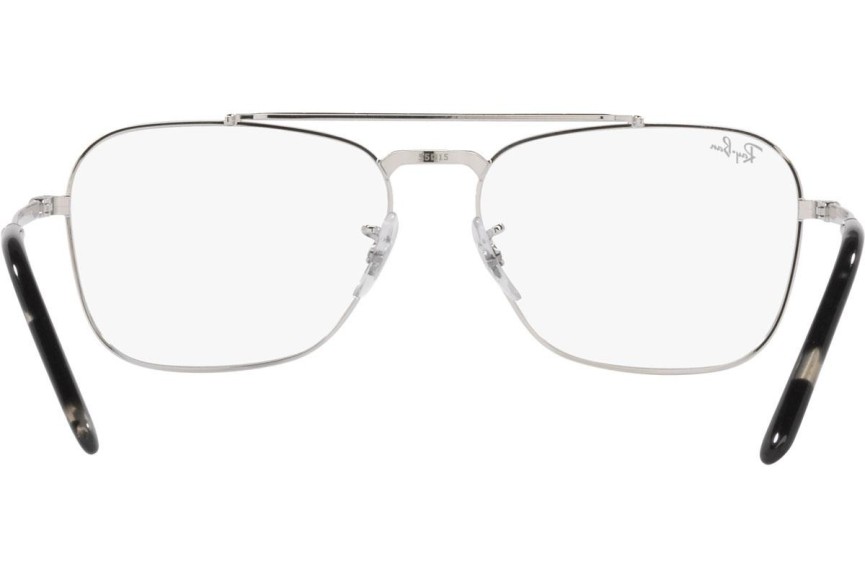 Glasögon Ray-Ban New Caravan RX3636V 2501 Fyrkantig Silver