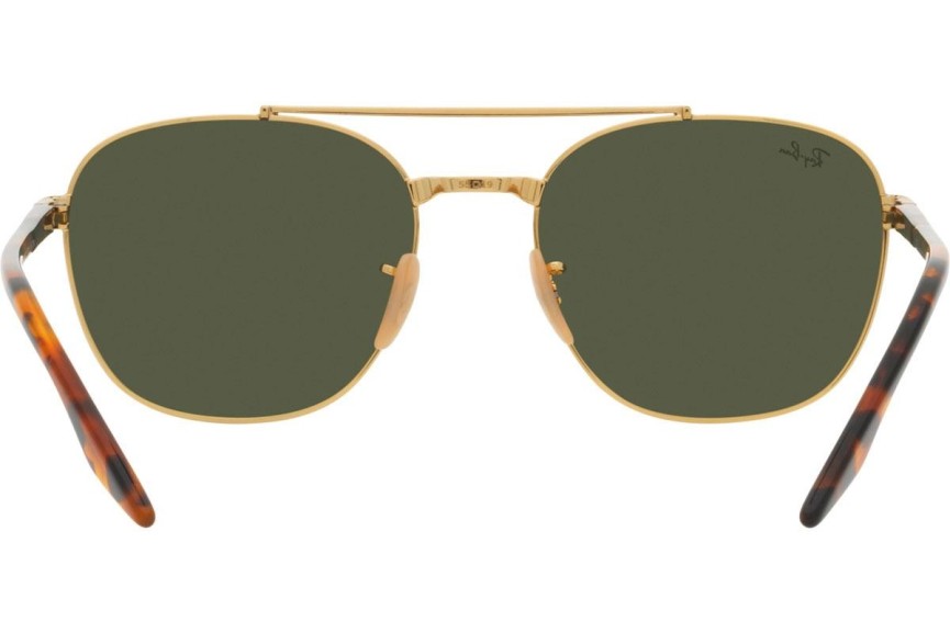 Solglasögon Ray-Ban RB3688 001/31 Fyrkantig Guld