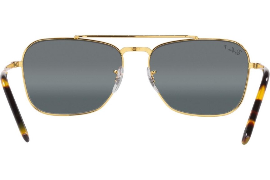 Solglasögon Ray-Ban New Caravan Chromance Collection RB3636 9196G6 Polarized Fyrkantig Guld