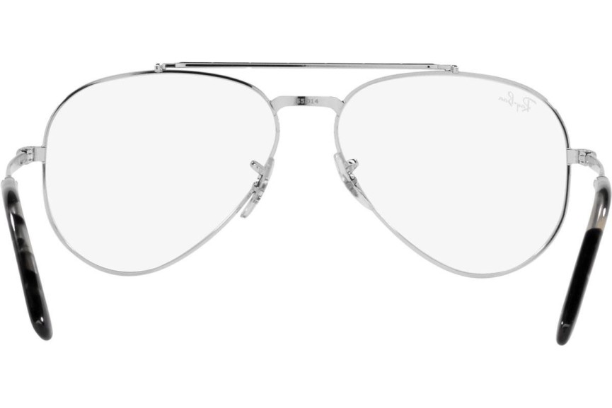 Glasögon Ray-Ban New Aviator RX3625V 2501 Pilot Silver