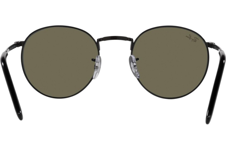 Solglasögon Ray-Ban New Round RB3637 002/G1 Runda Svart