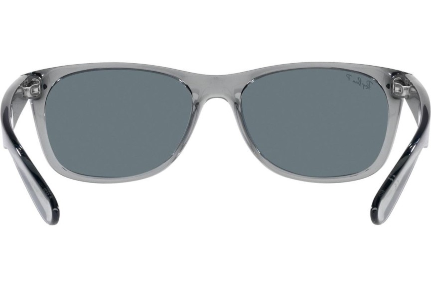 Solglasögon Ray-Ban New Wayfarer RB2132 64503R Polarized Fyrkantig Grå