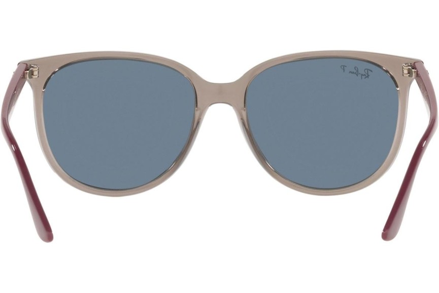 Solglasögon Ray-Ban RB4378 65722V Polarized Fyrkantig Grå