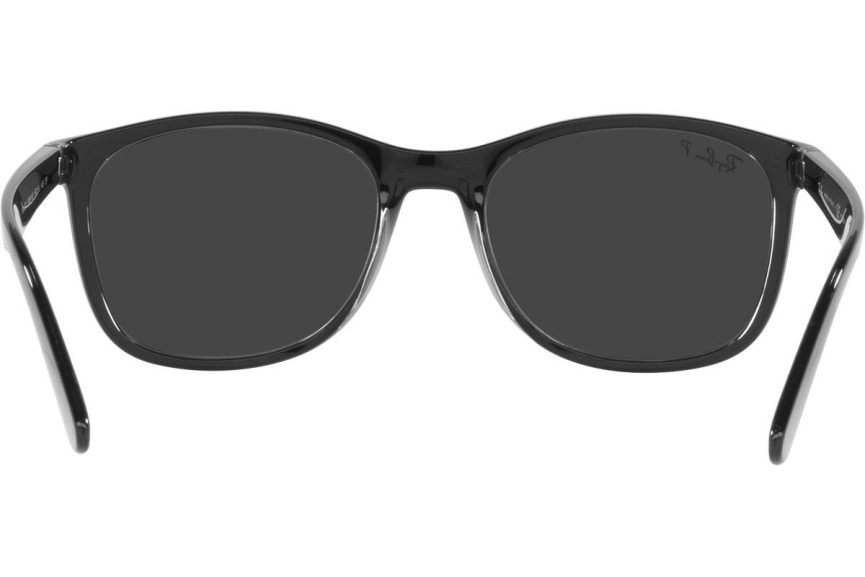 Solglasögon Ray-Ban RB4374 603948 Polarized Fyrkantig Svart