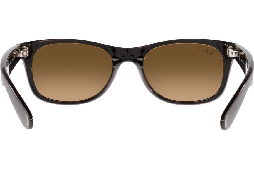 Solglasögon Ray-Ban New Wayfarer RB2132 6608M2 Polarized Fyrkantig Brun