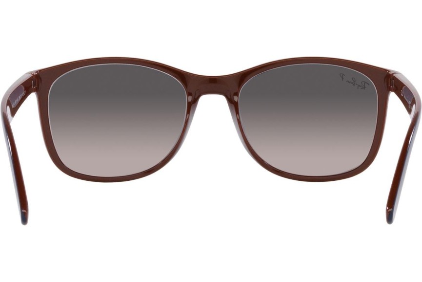 Solglasögon Ray-Ban RB4374 6601M3 Polarized Fyrkantig Blå