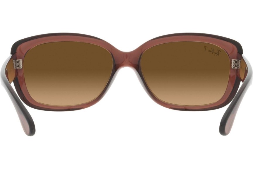 Solglasögon Ray-Ban Jackie Ohh RB4101 6593M2 Polarized Oversize Brun