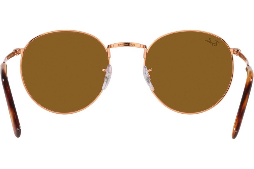 Solglasögon Ray-Ban New Round RB3637 920233 Runda Guld