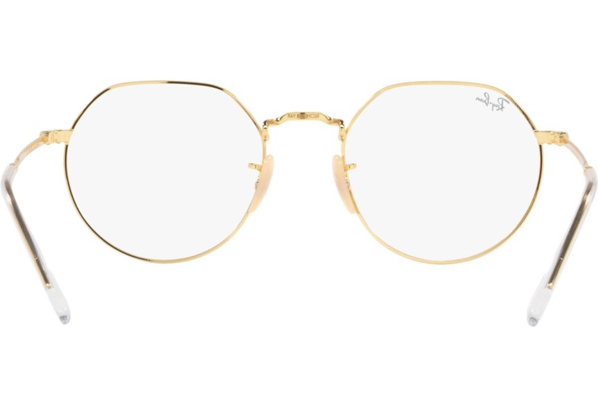 Glasögon Ray-Ban Jack RX6465 3136 Runda Guld