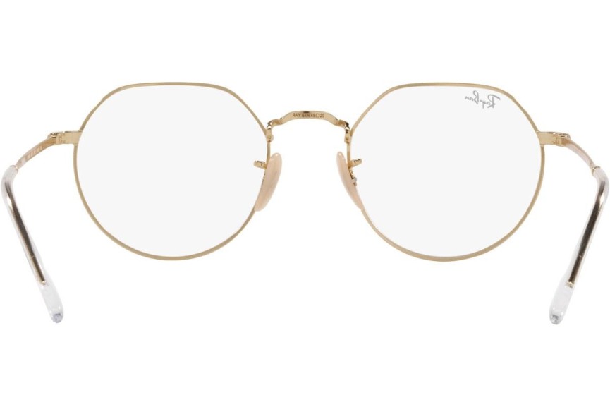 Glasögon Ray-Ban Jack RX6465 3137 Runda Guld