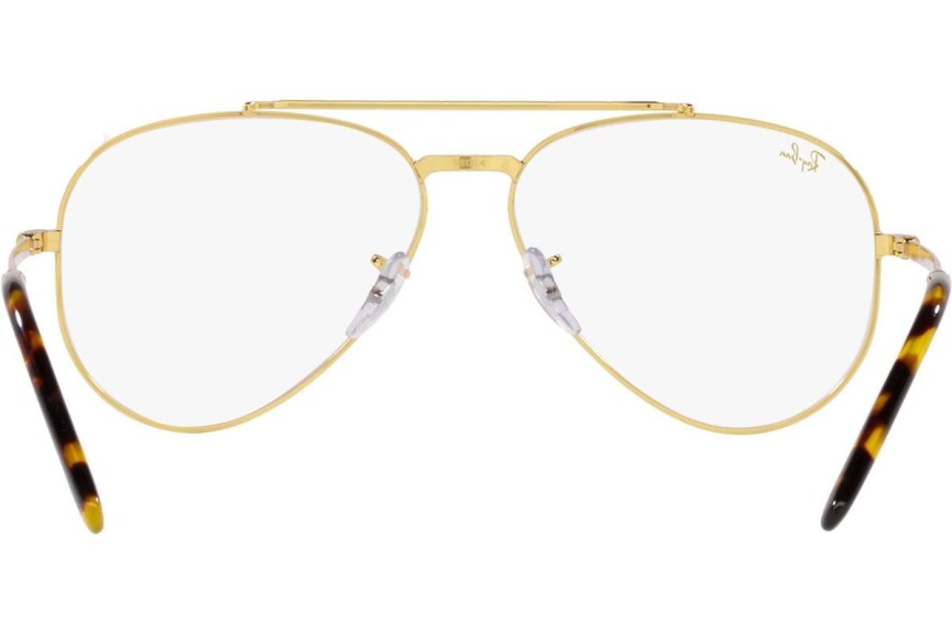 Glasögon Ray-Ban New Aviator RX3625V 3086 Pilot Guld