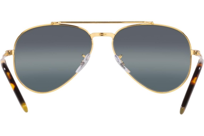 Solglasögon Ray-Ban New Aviator Chromance Collection RB3625 9196G6 Polarized Pilot Guld