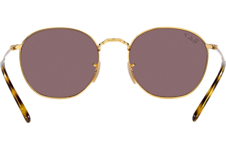 Solglasögon Ray-Ban Rob RB3772 001/AF Polarized Runda Guld