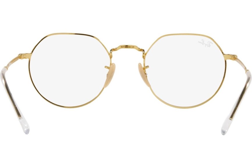 Glasögon Ray-Ban Jack RX6465 2890 Runda Guld