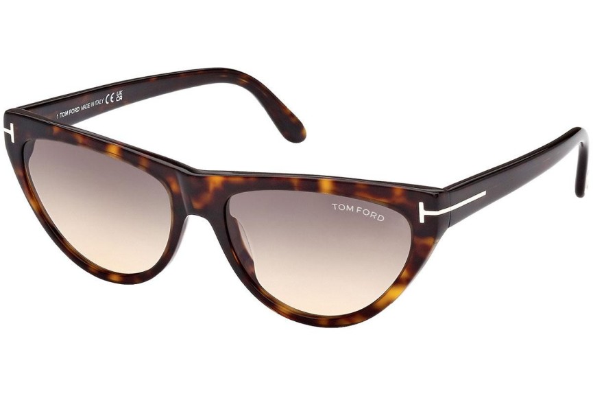 Solglasögon Tom Ford FT0990 52B Cat Eye Havana