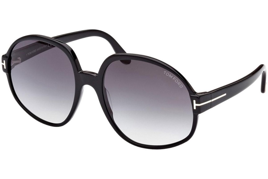 Solglasögon Tom Ford FT0991 01B Runda Svart