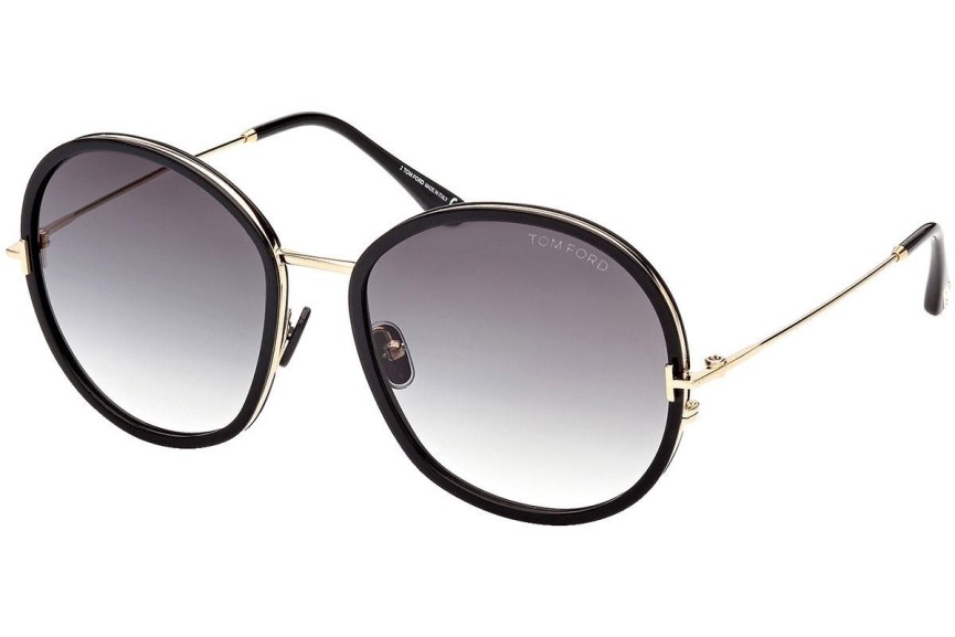 Solglasögon Tom Ford FT0946 01B Runda Svart