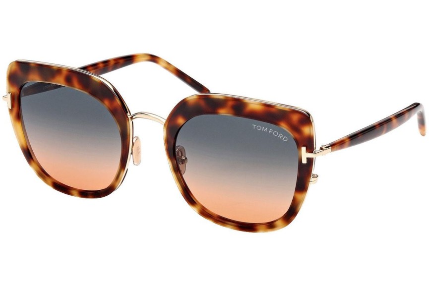 Solglasögon Tom Ford FT0945 53P Fyrkantig Havana